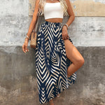 Boho Graphic Print Maxi Skirt detail