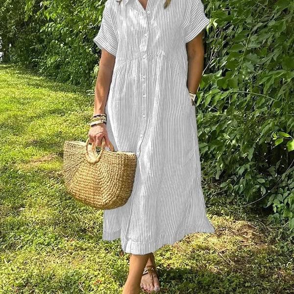 Flowy Maxi Dress - White