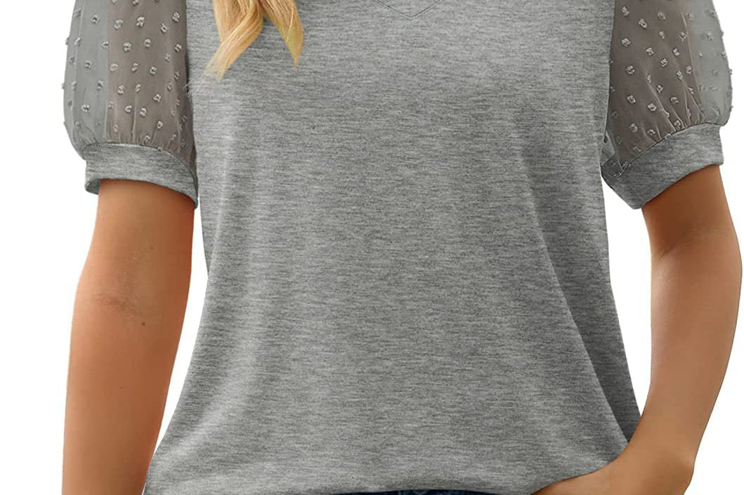 Women's V-Neck Cotton Top | Elegant Versatile Everyday Top