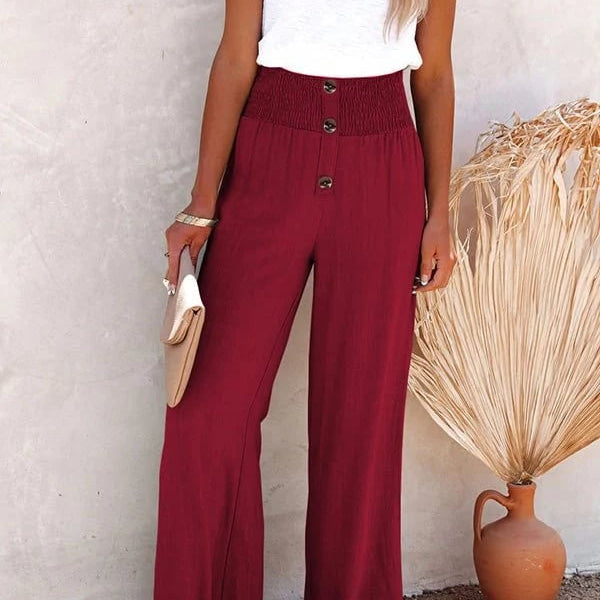 High-Waisted Trousers | Soft, Stylish, and Comfortable Fit
