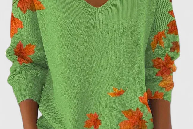 Women's V-Neck Knit Sweater | Soft Everyday Pullover