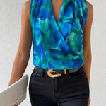 Sleeveless Wrap Blouse side