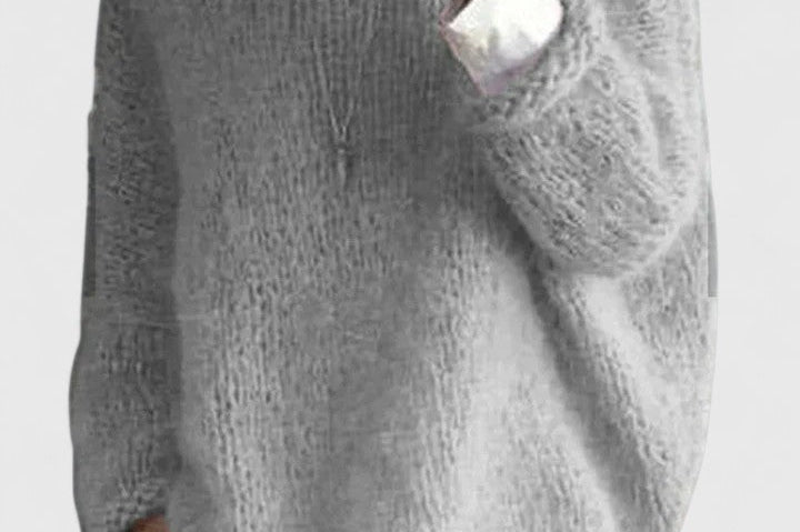 Women's Relaxed-Fit Knit Sweater | Soft Loose Pullover