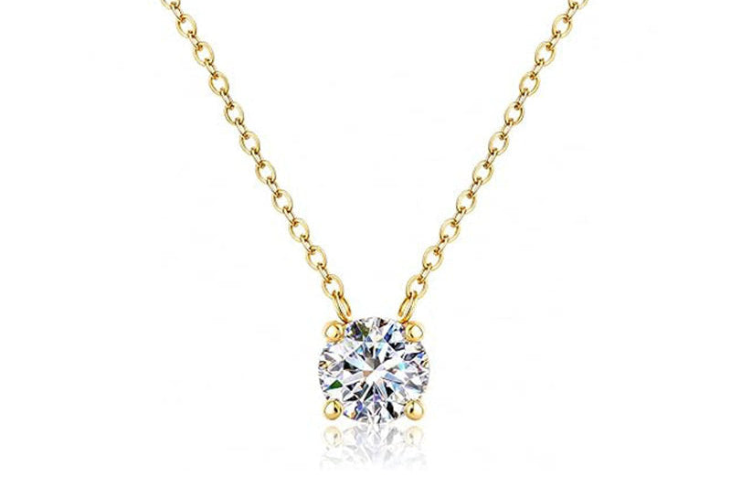 Women's Minimalist Chain Necklace | Dainty Everyday Clavicle Necklace