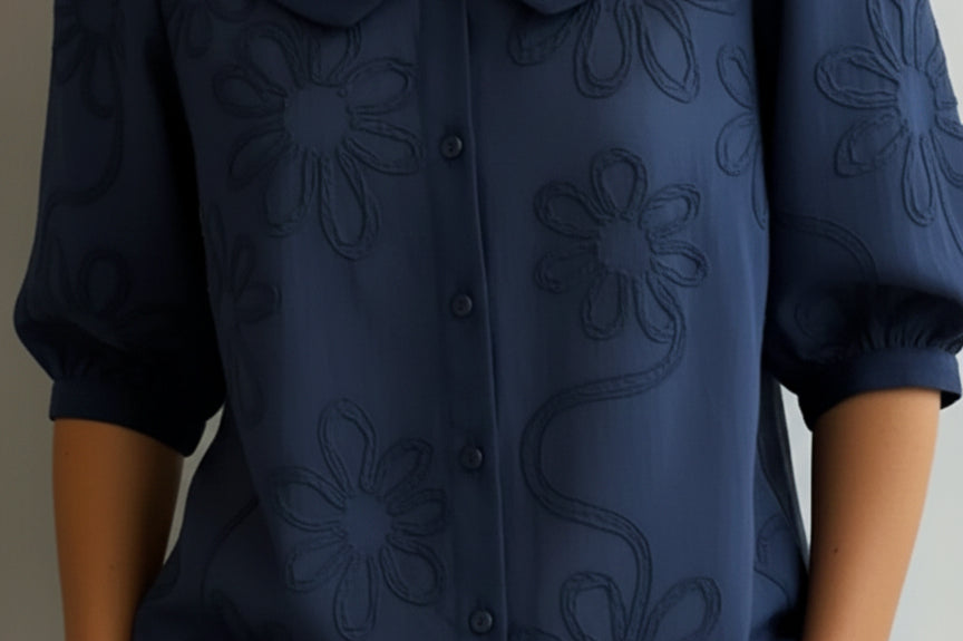 Women's Floral Print Blouse | Lightweight Feminine Blouse