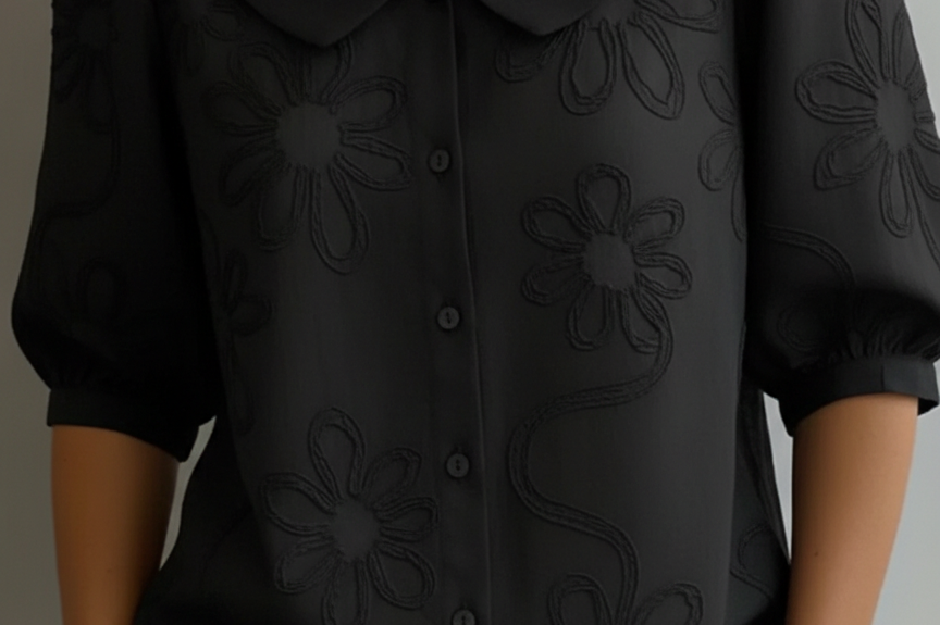 Women's Floral Print Blouse | Lightweight Feminine Blouse