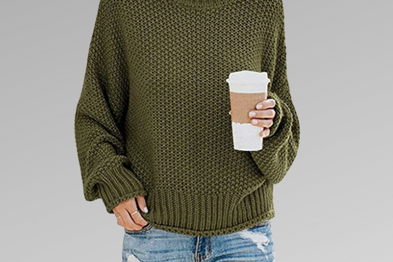 Women's Turtleneck Knit Sweater | Refined High-Neck Pullover