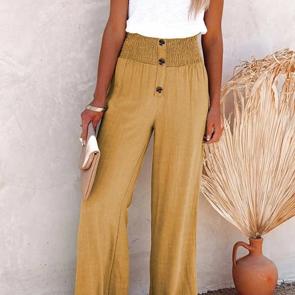 High-Waisted Trousers | Soft, Stylish, and Comfortable Fit