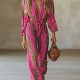 Allegra | Women's Jumpsuit with Flattering Wide-Leg Design | Stylish Leopard Print for Effortless Day-to-Night Transition 0
