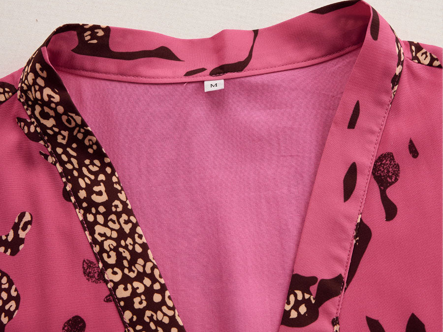 Allegra | Women's Jumpsuit with Flattering Wide-Leg Design | Stylish Leopard Print for Effortless Day-to-Night Transition 6