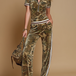 Athleisure Set | Camo Pattern Matching Workout Set | Stylish Comfortable 0