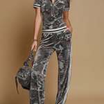 Athleisure Set | Camo Pattern Matching Workout Set | Stylish Comfortable 1