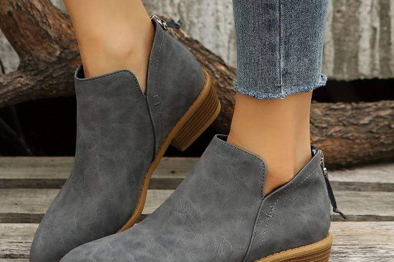 Women's Leather Boots | Elegant Everyday Comfort Boots