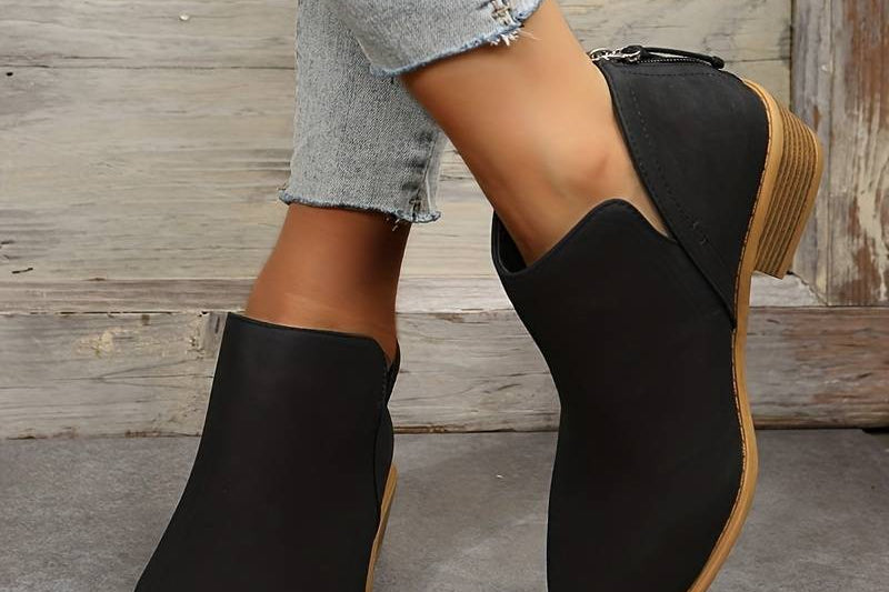 Women's Leather Boots | Elegant Everyday Comfort Boots