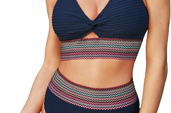 Bikini Set | High-Waisted Shaping Swimwear | Elegant Comfortable Design for Summer 10