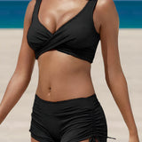 Bikini Set | High Waisted Design | Chic Summer Swimwear | Flattering Comfortable 3