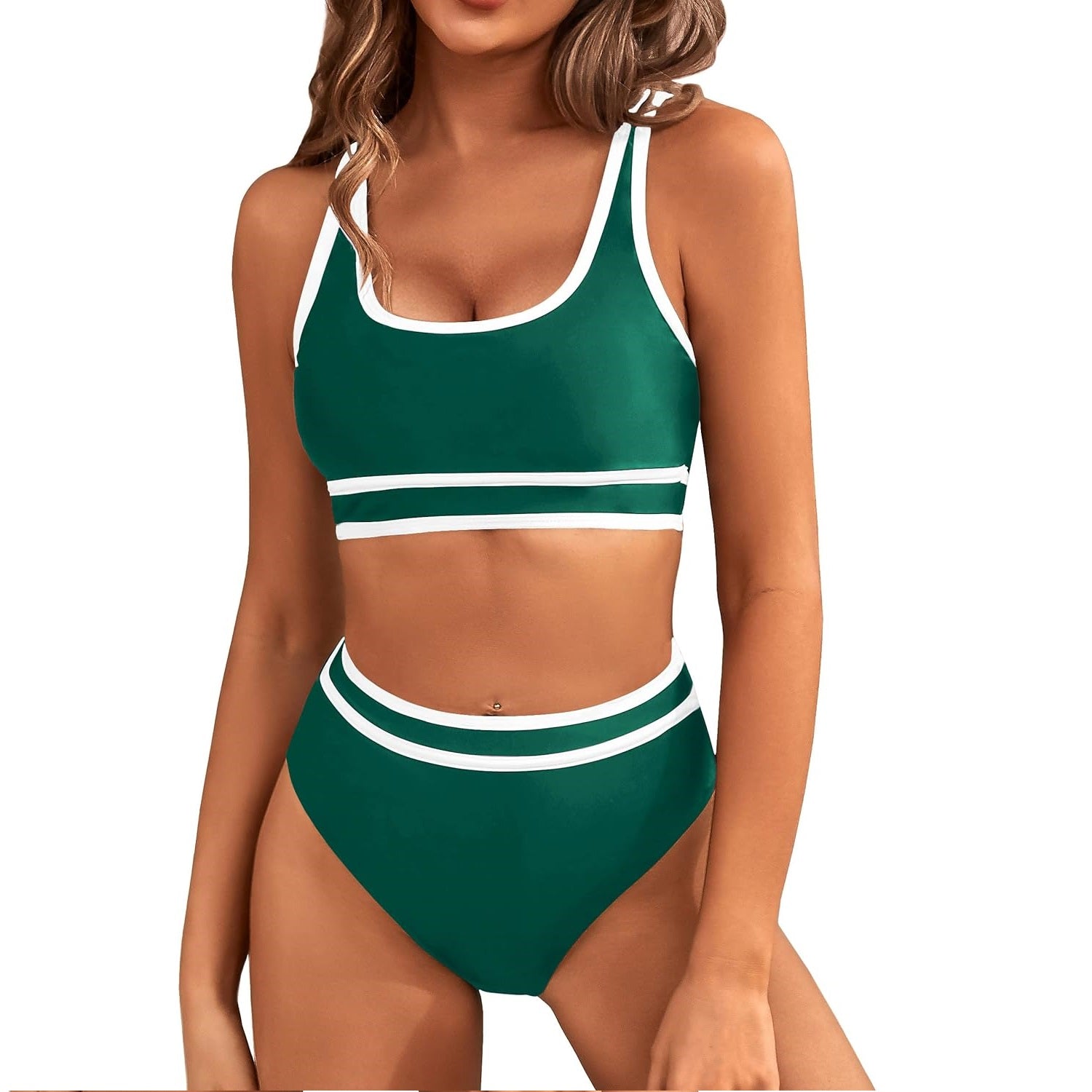 Bikini Set | Sporty High-Waisted Swimwear | Elegant Comfortable Design 6