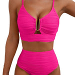 Bikini Sets | High Waisted Shaping Swimwear with Ruffle Details | Elegant and Comfortable 10