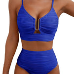 Bikini Sets | High Waisted Shaping Swimwear with Ruffle Details | Elegant and Comfortable 11