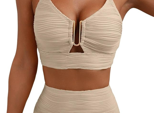 Bikini Sets | High Waisted Shaping Swimwear with Ruffle Details | Elegant and Comfortable 13