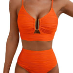 Bikini Sets | High Waisted Shaping Swimwear with Ruffle Details | Elegant and Comfortable 15