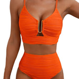 Bikini Sets | High Waisted Shaping Swimwear with Ruffle Details | Elegant and Comfortable 15