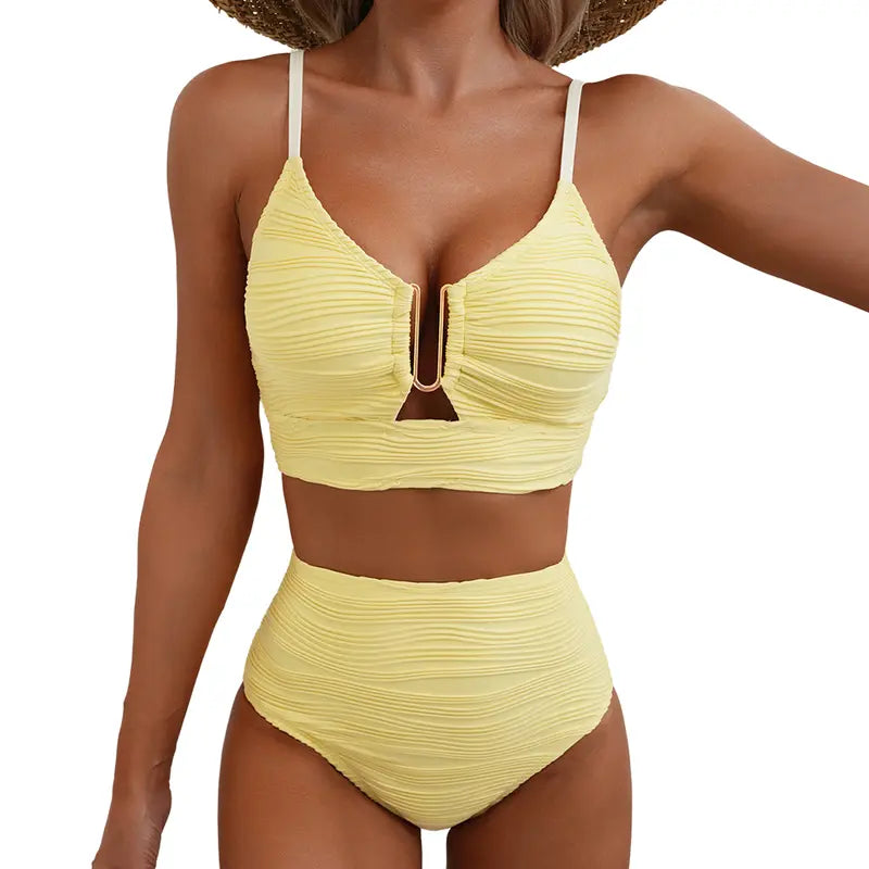 Bikini Sets | High Waisted Shaping Swimwear with Ruffle Details | Elegant and Comfortable 16