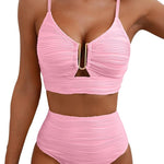Bikini Sets | High Waisted Shaping Swimwear with Ruffle Details | Elegant and Comfortable 19