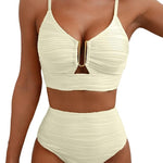 Bikini Sets | High Waisted Shaping Swimwear with Ruffle Details | Elegant and Comfortable 8