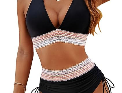 Bikini Sets | Push-Up High Waisted Two-Piece Swimwear for Women | Stylish Comfortable 0