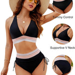 Bikini Sets | Push-Up High Waisted Two-Piece Swimwear for Women | Stylish Comfortable 4