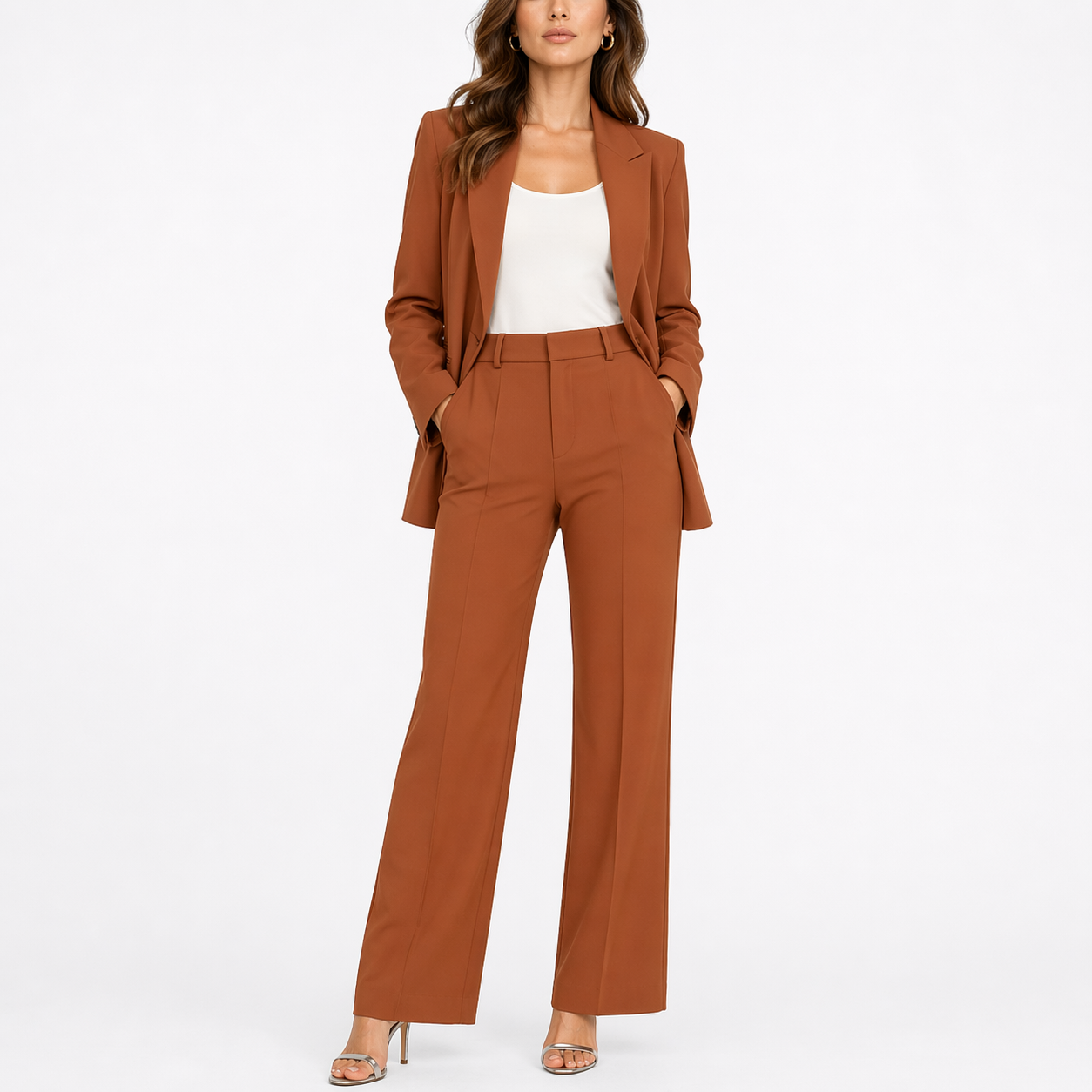 Blazer Set | Tailored Blazer and Pants Set | Professional Stylish Elegant 0