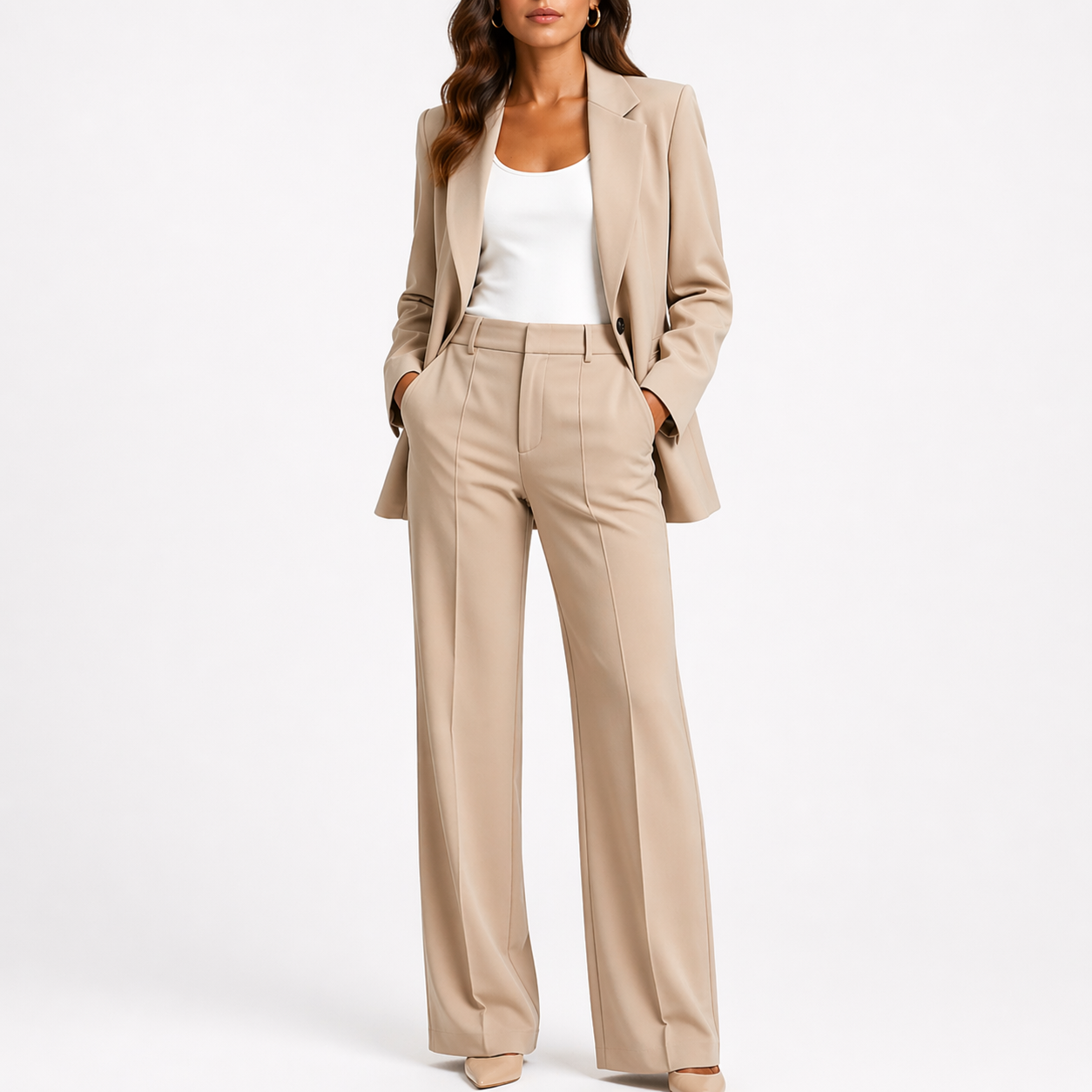 Blazer Set | Tailored Blazer and Pants Set | Professional Stylish Elegant 1