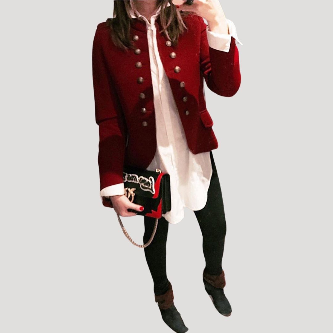 Blazer | Military-Inspired Cropped Jacket | Elegant Stylish Design 2