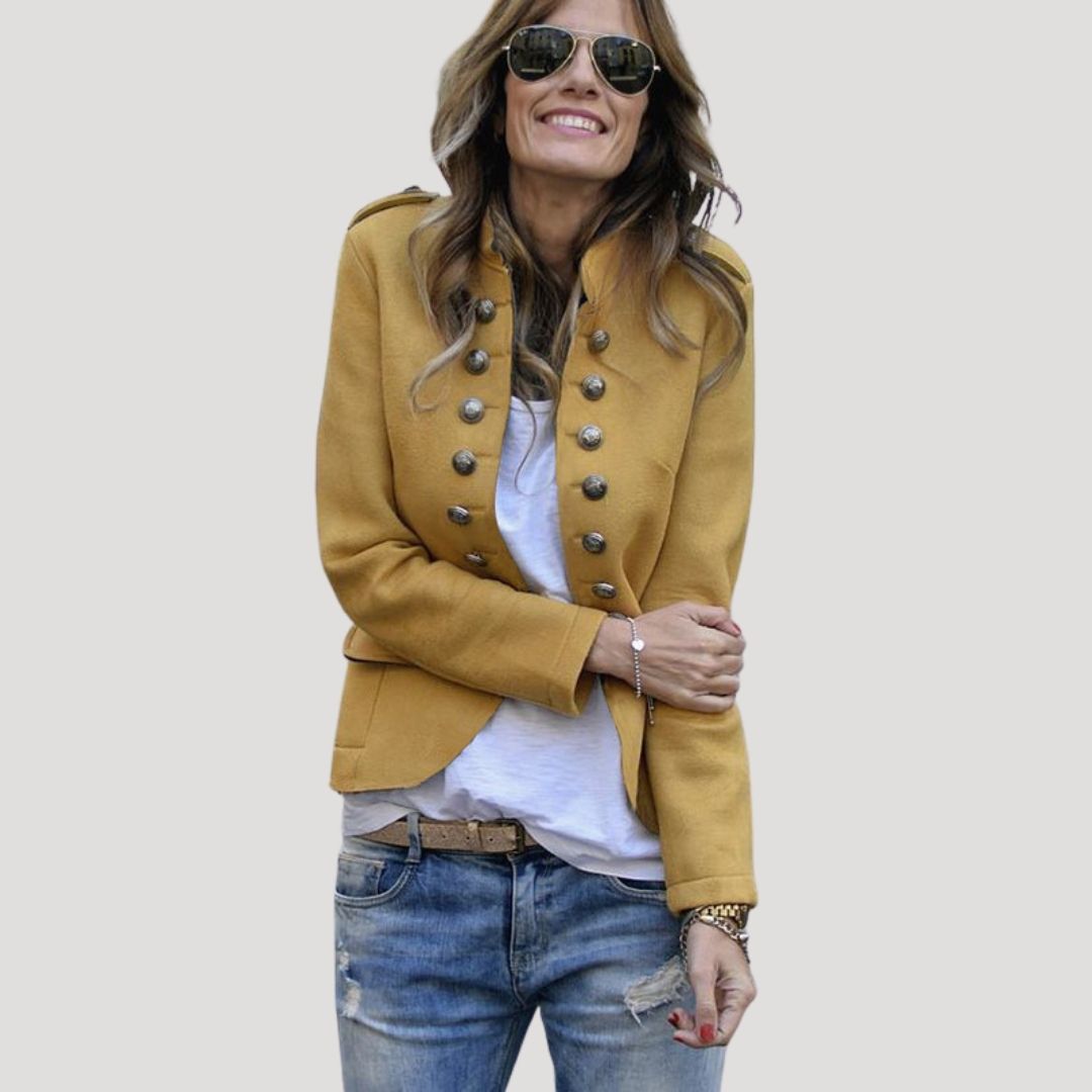 Blazer | Military-Inspired Cropped Jacket | Elegant Stylish Design 3