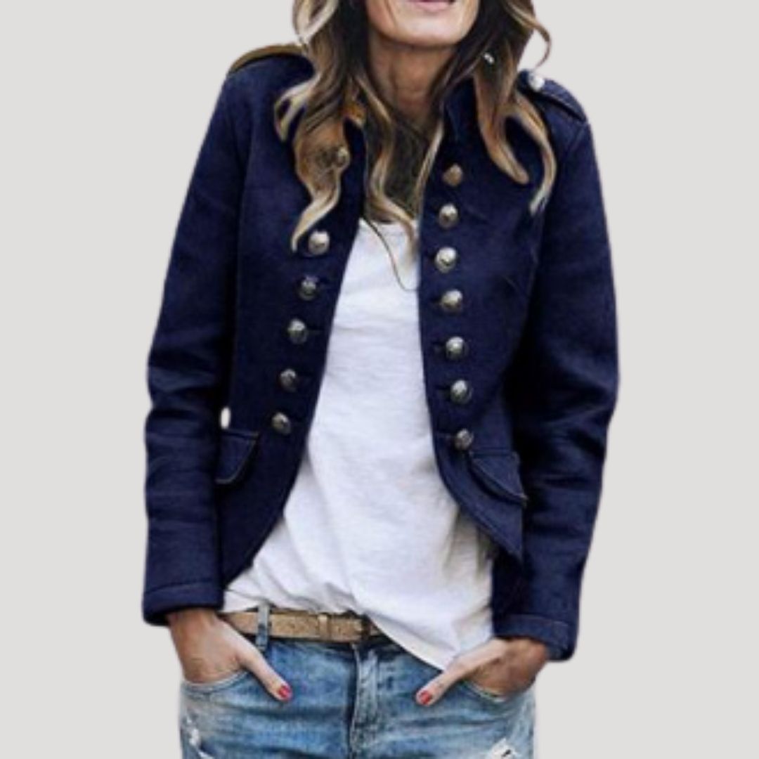 Blazer | Military-Inspired Cropped Jacket | Elegant Stylish Design 4