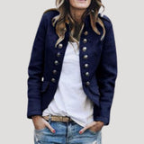 Blazer | Military-Inspired Cropped Jacket | Elegant Stylish Design 4