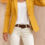 Blazer | Tailored Long Blazer | Elegant Professional Jacket | Modern Stylish 2