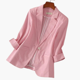 Blazer | Three-Quarter Sleeve Summer Jacket | Relaxed Stylish Design 0