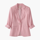Blazer | Three-Quarter Sleeve Summer Jacket | Relaxed Stylish Design 1