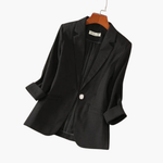 Blazer | Three-Quarter Sleeve Summer Jacket | Relaxed Stylish Design 4