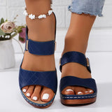 Block Heel Sandals | Cushioned Comfort Summer Footwear | Supportive Stylish 11