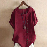Blouse | Casual Button Detail Summer Top | Relaxed Comfortable Stylish 10