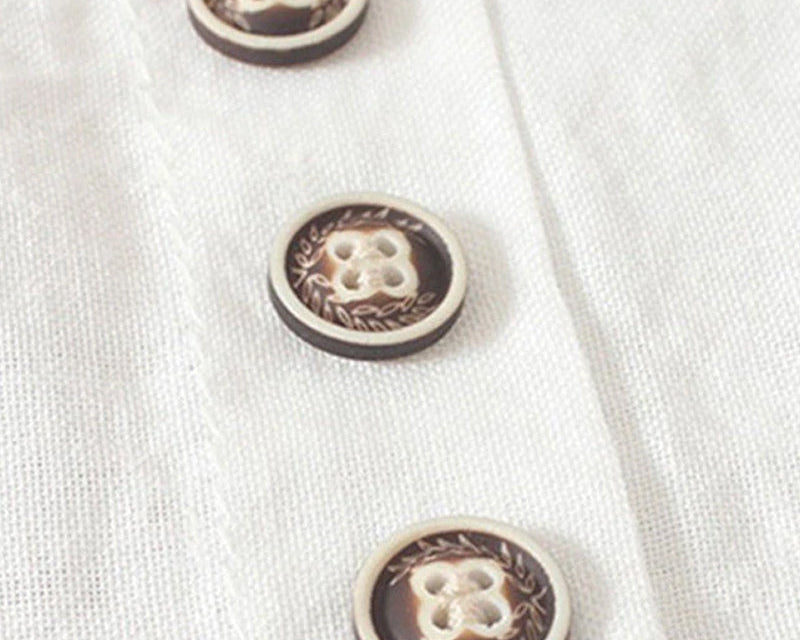 Blouse | Casual Button Detail Summer Top | Relaxed Comfortable Stylish 5