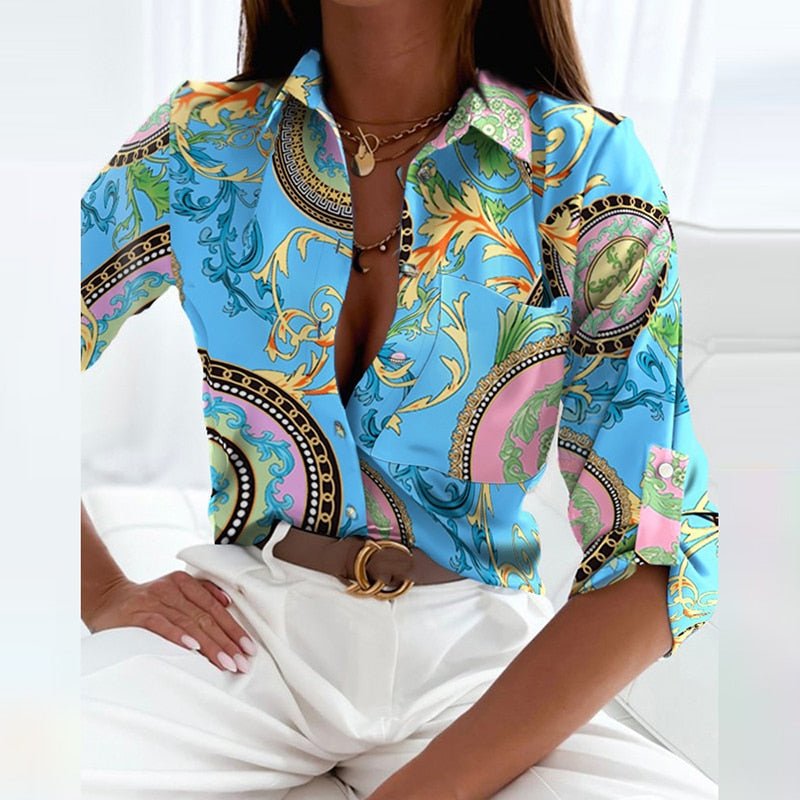 Blouse | Classic Collared Design | Timeless Fall Blouse | Chic and Versatile 6