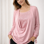 Blouse | Elegant Long Sleeve Sequin Top | Stylish Loose Fit Design 5