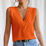 Blouse | Elegant Sleeveless Summer Top | Flattering | Versatile Design 6