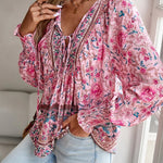 Blouse | Floral Puff Sleeve Summer Top | Breezy Stylish Design 5