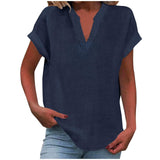 Blouse | V-Neck Relaxed Fit | Flattering Plus Size Tops | Effortless Everyday Style 12