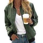 Bomber Jacket | Classic Zip-Up Street Style Outerwear | Versatile Comfortable Fashion Piece 2